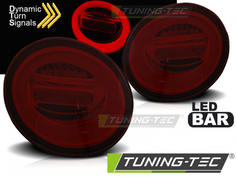 LED Lightbar Design Rückleuchten für VW Beetle 9C 98-05 Rot/Schwarz / Dynamische Blinker